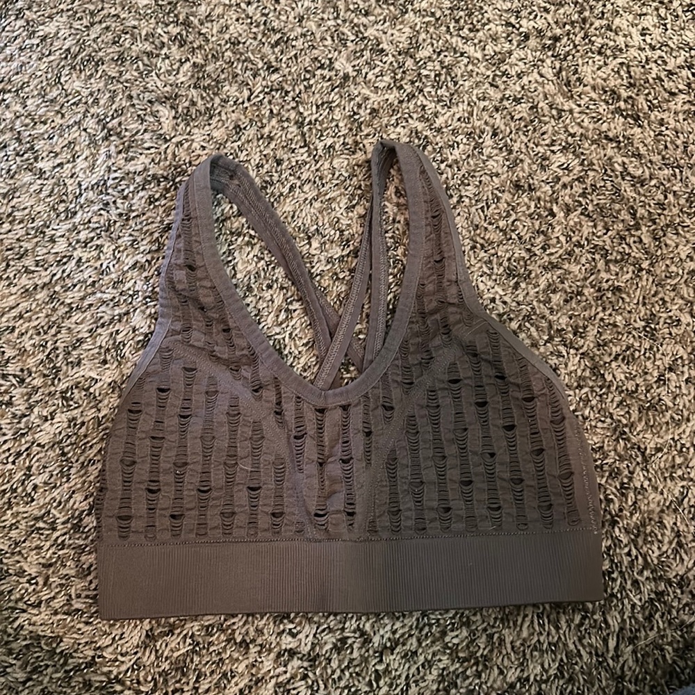 Size S brown sports bra